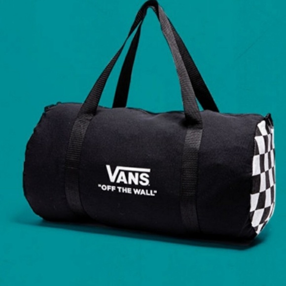 vans camo duffle bag